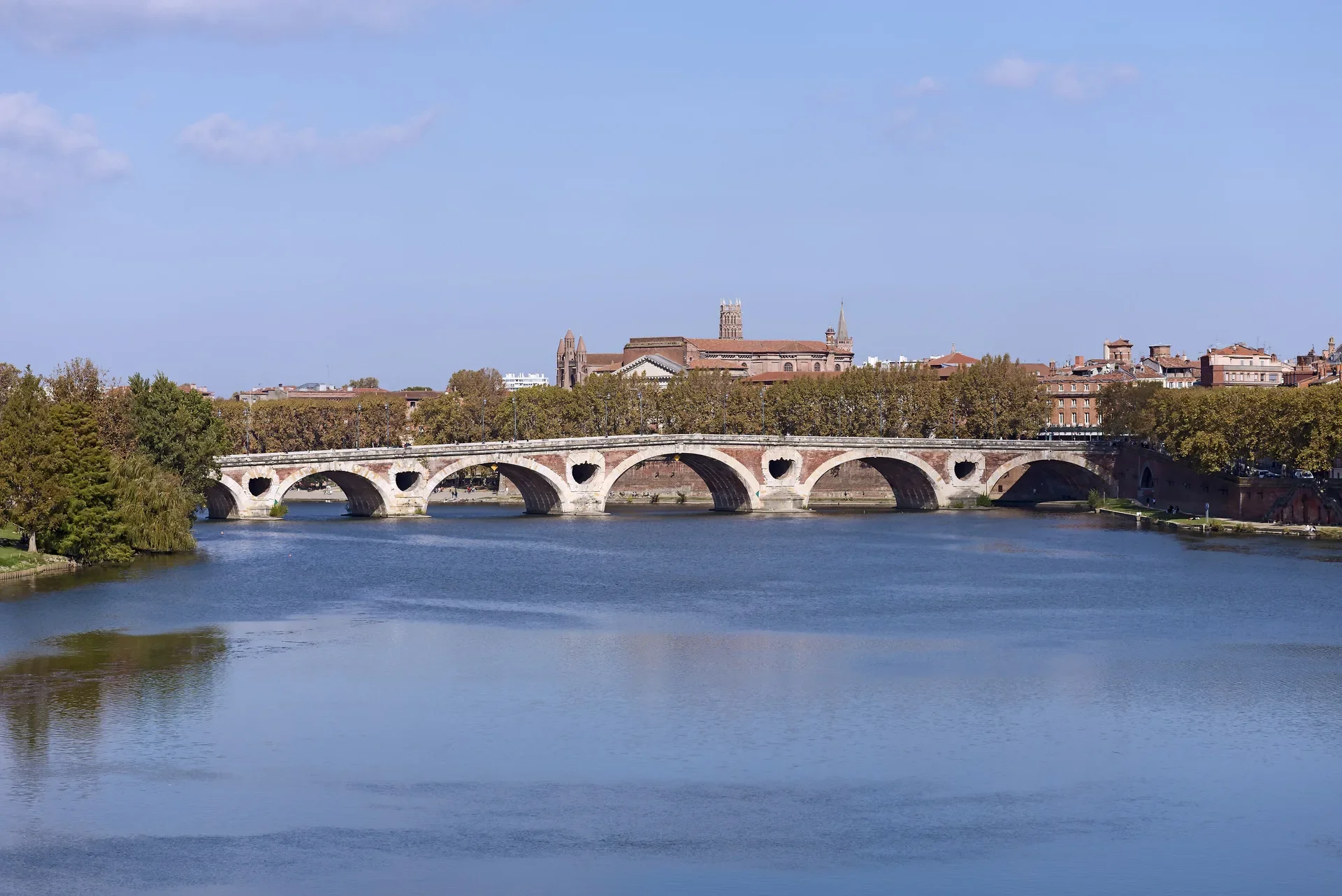 Toulouse, les bords de la Garonne